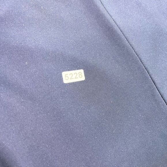 Lauren Ralph Lauren Shift Dress Women's 12 Blue & White 2-Tone Keyhole Back Mini - Picture 9 of 10